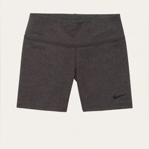 Nike Power High Rise Shorts XS Gray Training Gym Workout Athletic